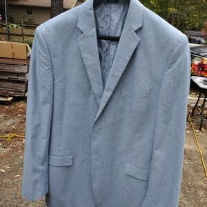 Elegant Sky Blue Men's Blazer